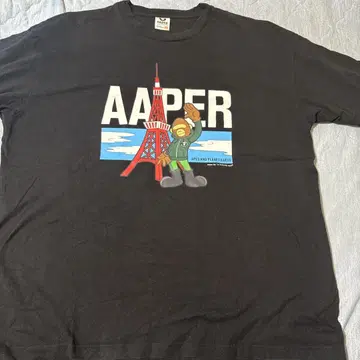 AAPE 그래픽 티셔츠 2XL