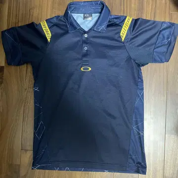Oakley 남성용 피케 셔츠 M 네이비