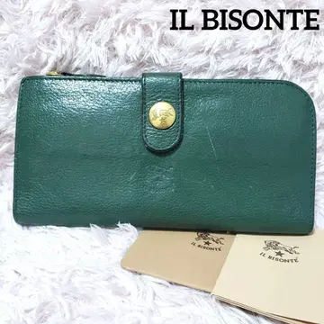 IL BISONTE 일비종떼 L자 지퍼 플랩 버튼 장지갑