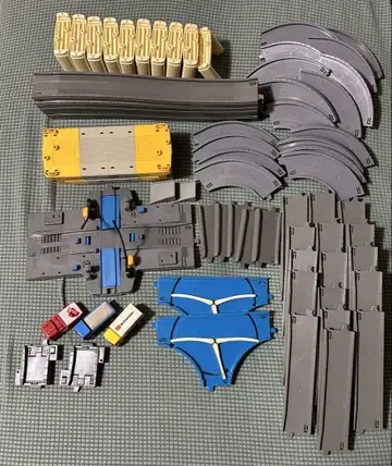 오래된 모터 토미카 레일 건널목 세트 대량 절판