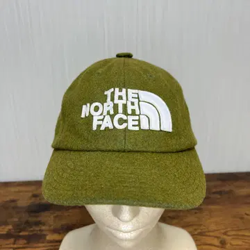 THE NORTH FACE 올리브 그린 캡 여성용 펠트