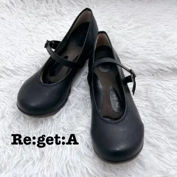 Re:get:A 리게타 원 벨트 로우 힐 펌프스 S(22~22.5cm)