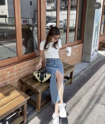 DIANTE 데님 스커트