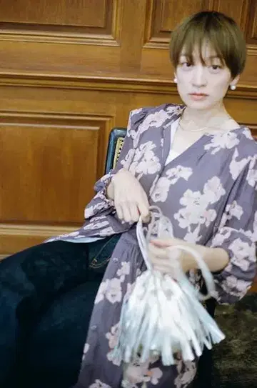 그린 라벨 릴랙싱 오브렉트 빈티지풍 원피스 36