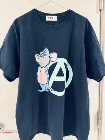 KIDILL Limited ANARCHY 마우스 티셔츠