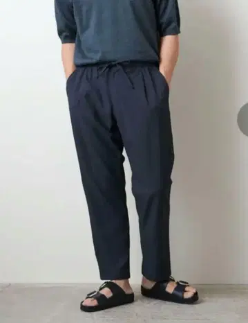 유나이티드 애로우즈 린넨 혼방 이지 팬츠