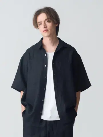 RON HERMAN 25ss 린넨 숏 슬리브 셔츠 OVY