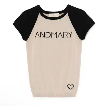 정품 Mary logo knit tops