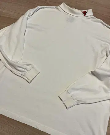 90s 00s NBA BULLS 불스 하이넥 롱T 화이트 L