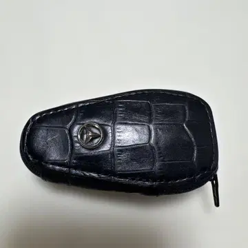 블랙 크로커다일 스타일 가죽 키 케이스