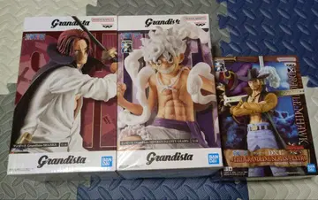 원피스 Grandista 루피 & DXF 미호크 & 샹크스 피규어