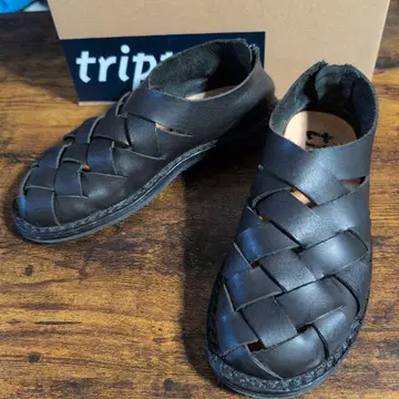 trippen push blak 36 컴포트 샌들 새상품급