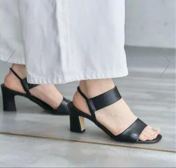 루타론 6cm 밴딩 스트랩 샌들