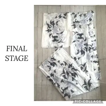 [브랜드 유카타] FINAL STAGE 일본 염색 면 유카타 여성용 백합