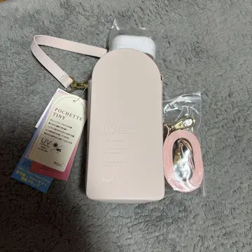 Wpc. 접이식 우산 차광 미니백 타이니 우천 겸용 양산 핑크