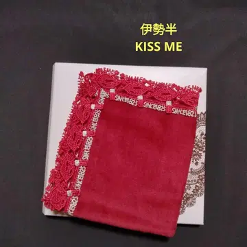 긴카자와 레이스 이세한 KISS ME 콜라보 타월 손수건 키스미