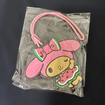 올리브영 마이멜로디 스트랩 수박 네임택