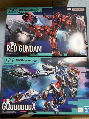 HG GQuuuuuuX 지크 액스 HG RED GUNDAM 빨간색 건담