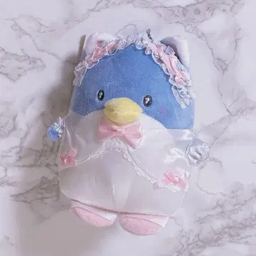 턱시도 샘 화이트 고양이 발레리나 봉제 인형 마스코트 참 아베일