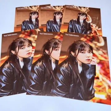 사쿠라자카46 12th BACKS 엽서 타케모토 유이 3세트