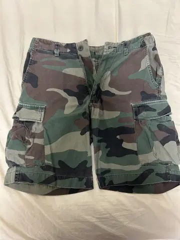 카모플라쥬 카고 숏 팬츠