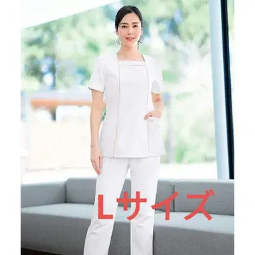 HANAE MORI 하나에모리 흰 옷 상하의 세트 L 사이즈