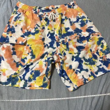 CHUMS 타이다이 패턴 숏 팬츠 XL