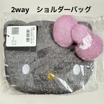 오파크 도트 클립 키티 2way 숄더백