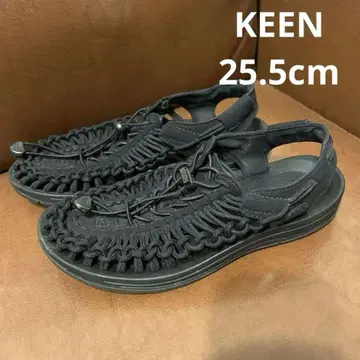 KEEN 킨 유니크 샌들 25.5 블랙 검정