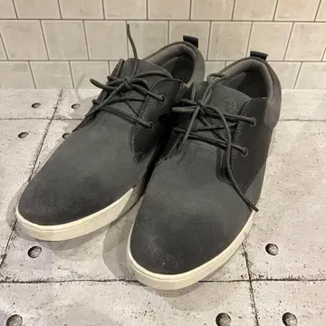 아큐펑크처 스니커즈 그레이 스웨이드 26cm 로우 컷