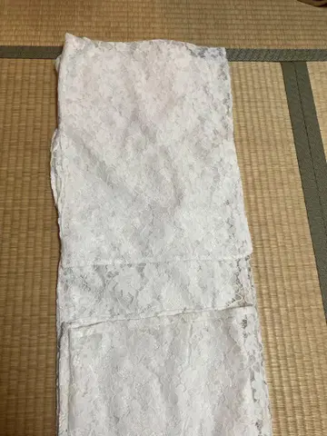 화이트 레이스 기모노