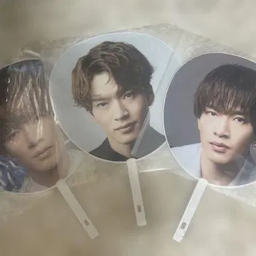 SnowMan 후카사와 타츠야 부채 3개 세트
