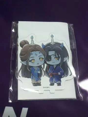 천관사복 미니 아크릴 스탠드 애니 카페 사렌&하나조노(파랑 귀신)