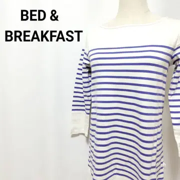 BED&BREAKFAST 힙 길이 보트넥 보더 튜닉