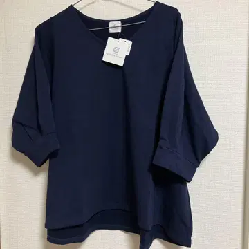 Kurihara Harumi 네이비 미니 쭈리 튜닉 F 사이즈