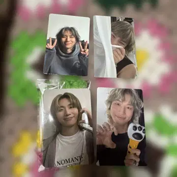 D's WAVE DAESUNG 트레이딩 카드 4장 세트