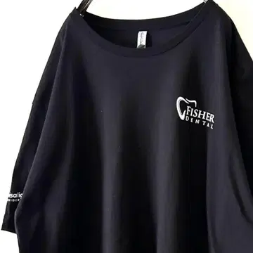 넥스트 레벨 피셔 덴탈 티셔츠 2XL 블랙 검정 구제 의류