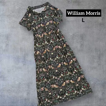 FELISSIMO William Morris 딸기 도둑 원피스 L