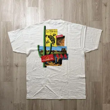 데드! 90년대 말보로 티셔츠 XL 화이트 컨트리 스토어 USA제