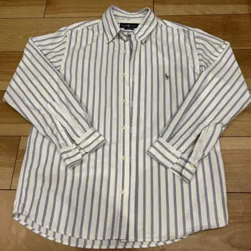 Ralph Lauren 스트라이프 셔츠 100% 코튼