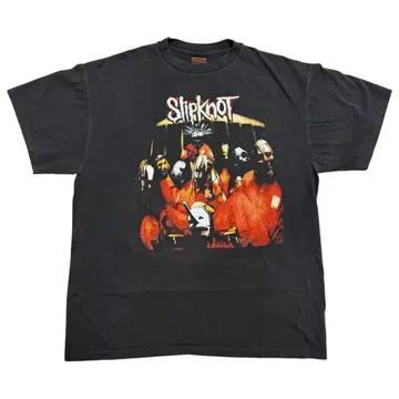 Slipknot 슬립낫 티셔츠 블랙 밴딩 티 XL