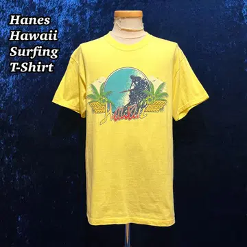 Hanes HAWAII SURFING 패턴 티셔츠