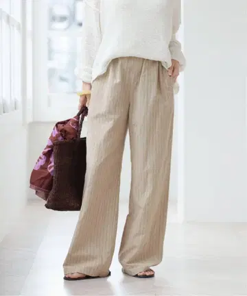 JOURNAL STANDARD relume 린넨 코튼 이지 팬츠