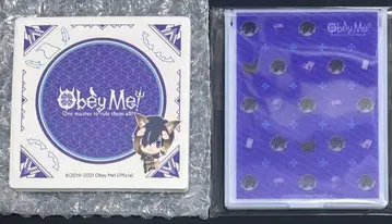 Obey Me! 벨페고르 2종 거울 화이트 구름돌 흡수 코스터