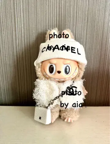 LABUBU 라부부 봉제 인형 의류 화이트 모코모코 세트