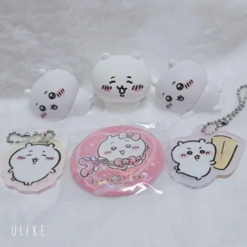 치이카와 (먼작귀) 미니 피규어 캔뱃지 아크릴 참 6개