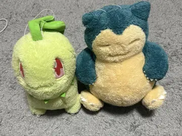 치코리타와 카비곤 봉제 인형 세트