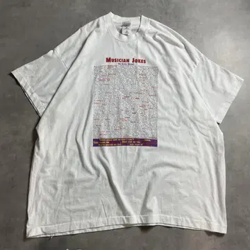 90년대 USA제 음악가 농담 재미있는 농담 빈티지 T-shirt