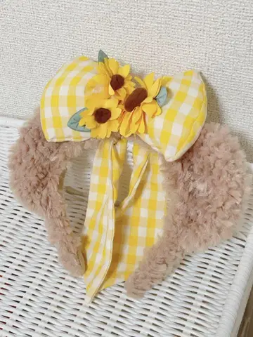디즈니 셰리 메이 머리띠 해바라기