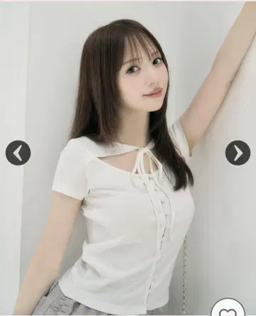 리브 탑 새상품 택 포함 미셸 마카롱